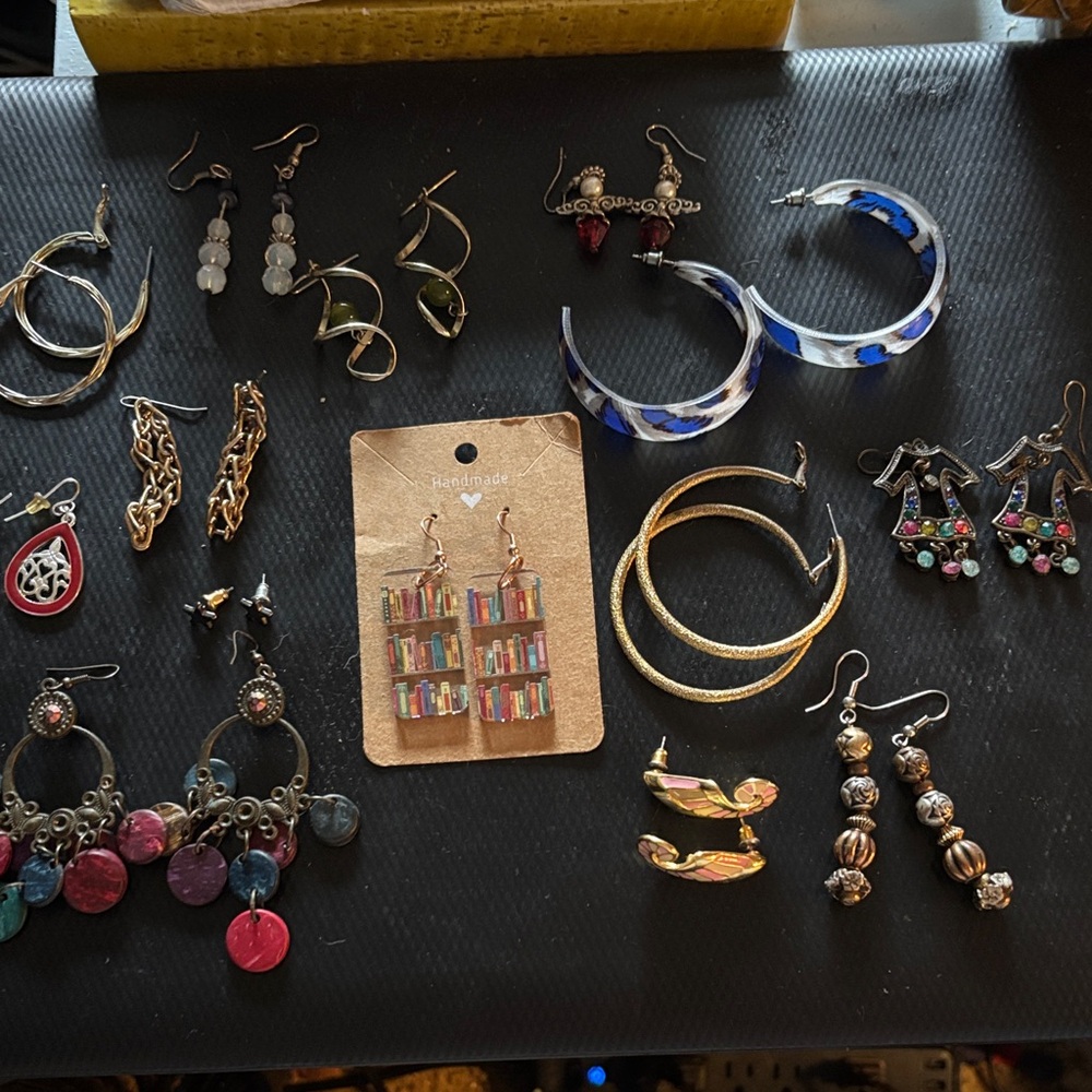Lot of 14 Pairs of Earrings